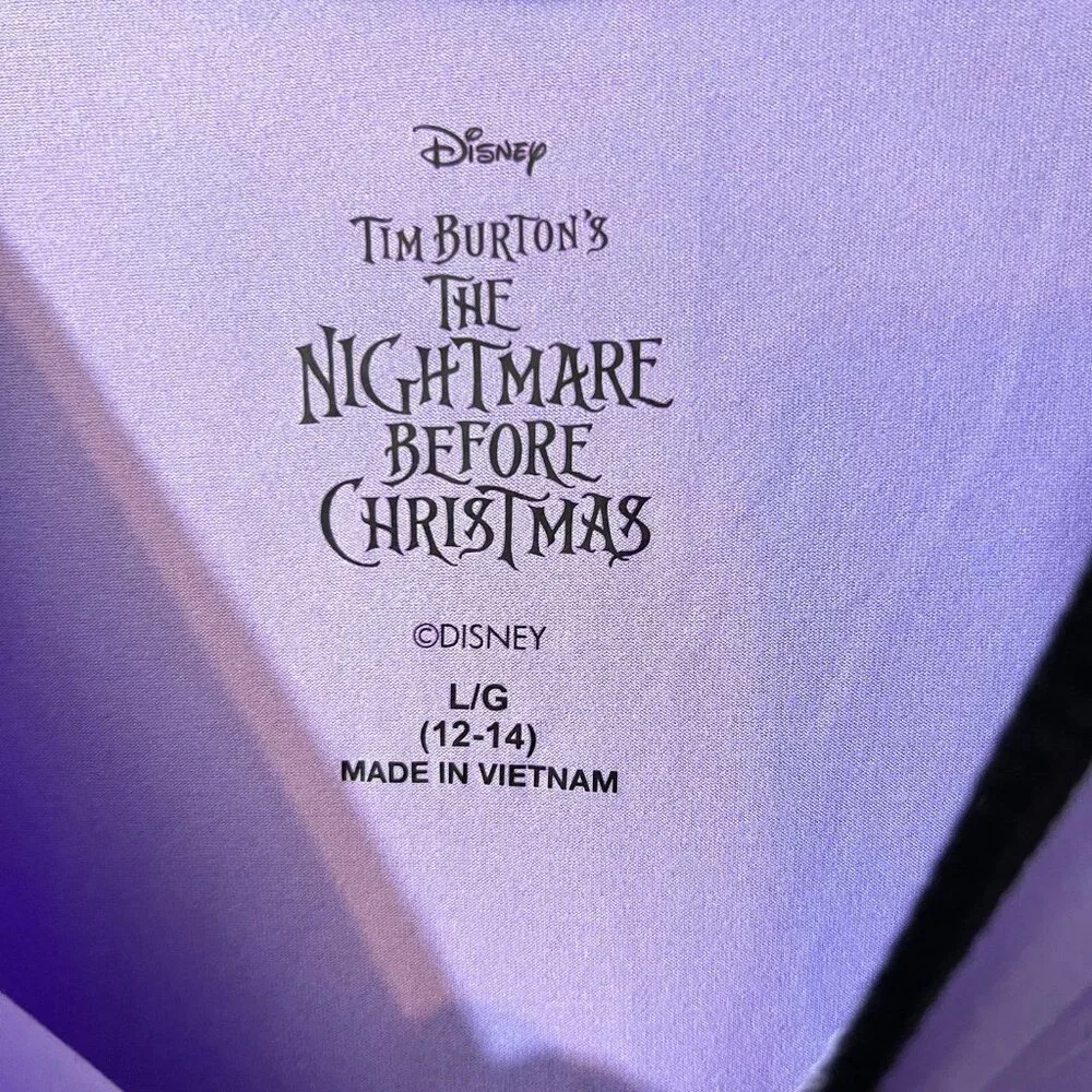 Disney's Nightmare Before Christmas Women's Sleepshirt PJ NBC New L 12-14 - Picture 10 of 11